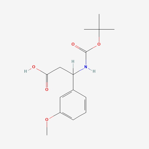 3-(BOC-AMINO)-3-(3-METHOXYPHENYL)PROPIONIC ACID (CAS: 284493-53-4) - Related Chemical Product