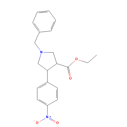 1-BENZYL-4-(4-NITRO-PHENYL)-PYRROLIDINE-3-CARBOXYLIC ACID ETHYL ESTER (CAS: 306305-35-1) - Related Chemical Product