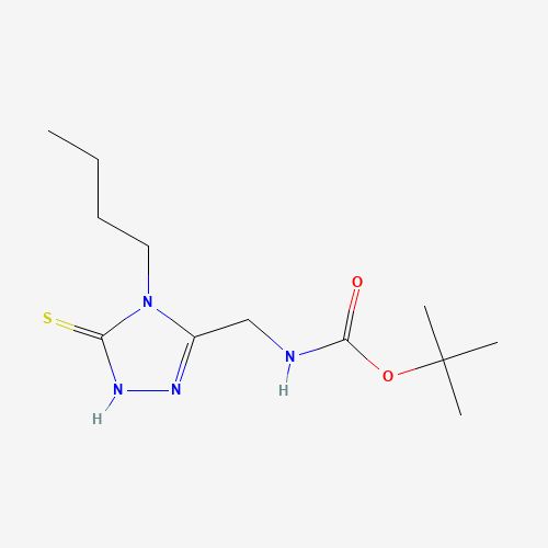 TERT-BUTYL N-[(4-BUTYL-5-MERCAPTO-4H-1,2,4-TRIAZOL-3-YL)METHYL]CARBAMATE (CAS: 306935-47-7) - Related Chemical Product