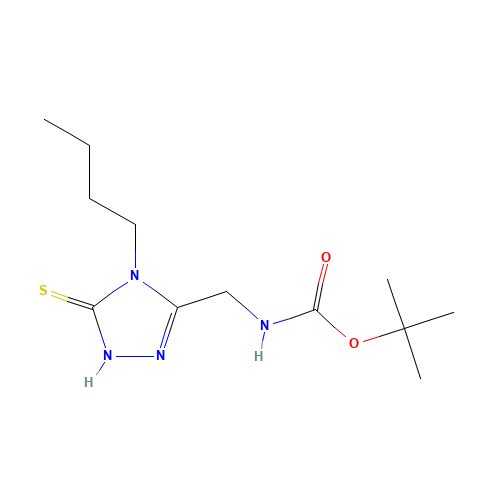 TERT-BUTYL N-[(4-BUTYL-5-MERCAPTO-4H-1,2,4-TRIAZOL-3-YL)METHYL]CARBAMATE (CAS: 306935-47-7) - Related Chemical Product