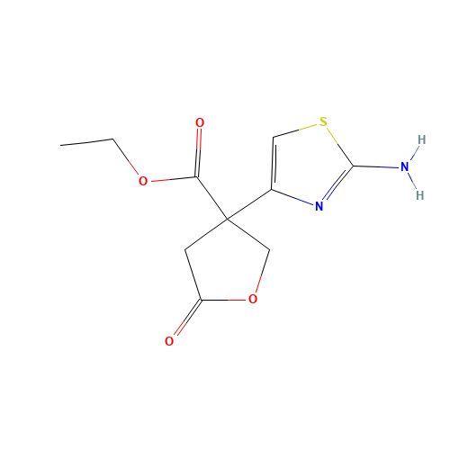 3-(2-AMINO-THIAZOL-4-YL)-5-OXO-TETRAHYDRO-FURAN-3-CARBOXYLIC ACID ETHYL ESTER (CAS: 328275-97-4) - Related Chemical Product
