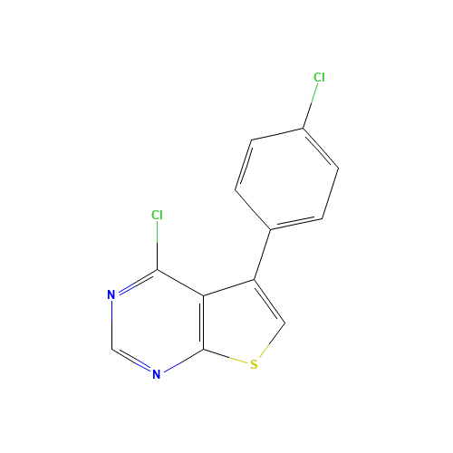 4-CHLORO-5-(4-CHLOROPHENYL)THIENO[2,3-D]PYRIMIDINE (CAS: 331761-46-7) - Related Chemical Product