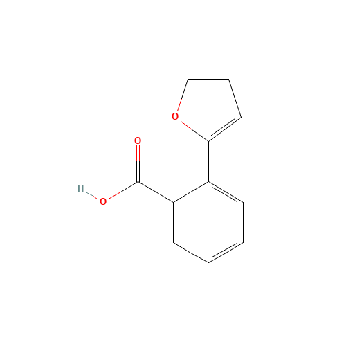 2-(2-FURYL)BENZOIC ACID (CAS: 331942-47-3) - Chemical Structure and Molecular Formula 