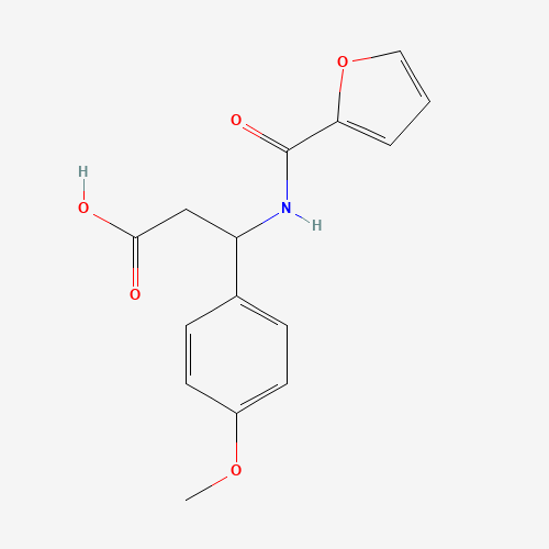 3-[(FURAN-2-CARBONYL)-AMINO]-3-(4-METHOXY-PHENYL)-PROPIONIC ACID (CAS: 332052-52-5) - Related Chemical Product