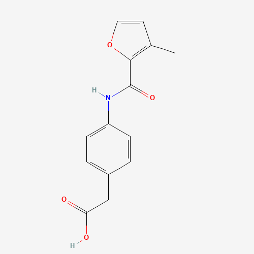 (4-[(3-METHYL-FURAN-2-CARBONYL)-AMINO]-PHENYL)-ACETIC ACID (CAS: 332129-63-2) - Related Chemical Product