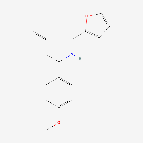 FURAN-2-YLMETHYL-[1-(4-METHOXY-PHENYL)-BUT-3-ENYL]-AMINE (CAS: 340025-61-8) - Related Chemical Product
