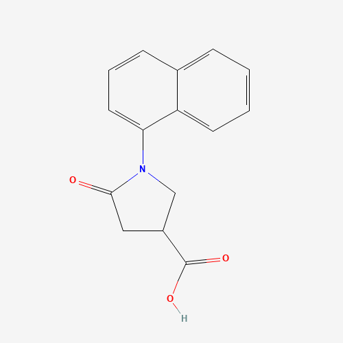 1-NAPHTHALEN-1-YL-5-OXO-PYRROLIDINE-3-CARBOXYLIC ACID (CAS: 340319-91-7) - Related Chemical Product