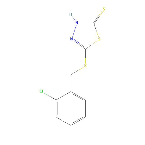 5-(2-CHLOROBENZYLTHIO)-2-MERCAPTO-1,3,4-THIADIAZOLE (CAS: 345991-75-5) - Related Chemical Product