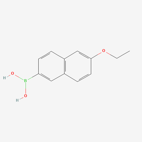 6-Ethoxy-2-naphthaleneboronic acid (CAS: 352525-98-5) - Chemical Structure and Molecular Formula 