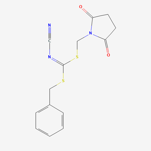 BENZYL [(2,5-DIOXOPYRROLIDIN-1-YL)METHYL]CYANOCARBONIMIDODITHIOATE (CAS: 353254-68-9) - Related Chemical Product