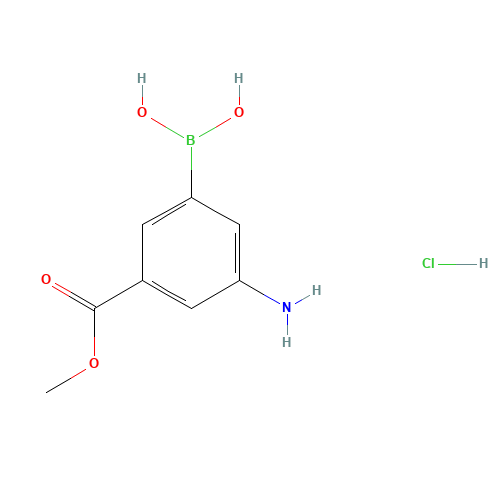 3-AMINO-5-METHOXYCARBONYLPHENYLBORONIC ACID,HCL (CAS: 380430-56-8) - Related Chemical Product