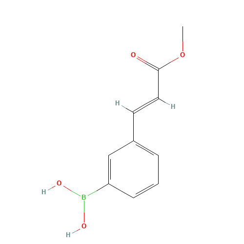 [3-(E-3-METHOXY-3-OXO-1-PROPEN-1-YL)PHENYL]BORONIC ACID (CAS: 380430-59-1) - Related Chemical Product