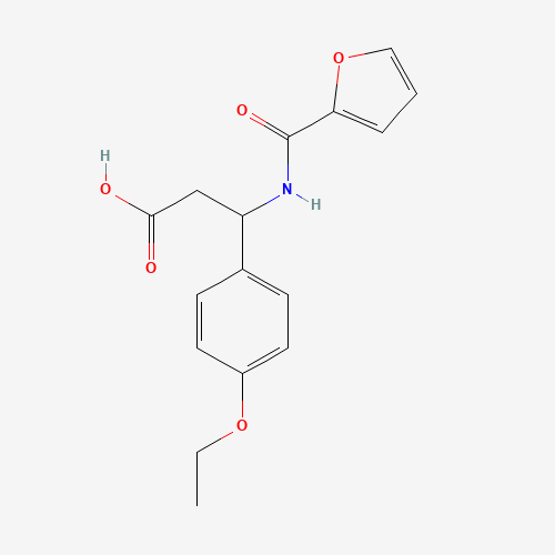 3-(4-ETHOXY-PHENYL)-3-[(FURAN-2-CARBONYL)-AMINO]-PROPIONIC ACID (CAS: 385400-96-4) - Related Chemical Product