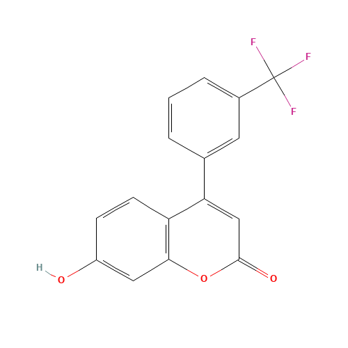 7-HYDROXY-4-(3-TRIFLUOROMETHYLPHENYL)COUMARIN (CAS: 386704-09-2) - Related Chemical Product