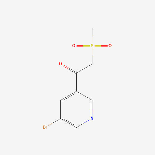 1-(5-BROMOPYRIDIN-3-YL)-2-(METHYLSULFONYL)ETHANONE (CAS: 386715-50-0) - Related Chemical Product
