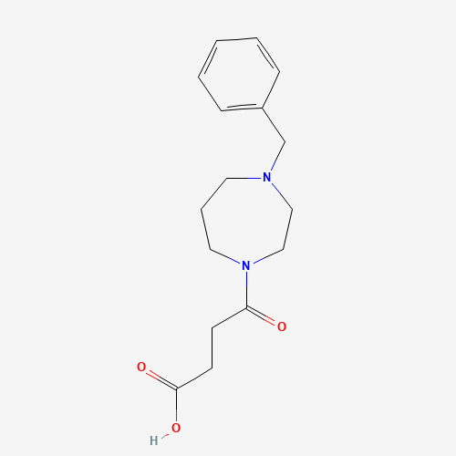 4-(4-BENZYL-1,4-DIAZEPAN-1-YL)-4-OXOBUTANOICACID (CAS: 396105-43-4) - Related Chemical Product