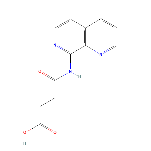 4-(1,7-NAPHTHYRIDIN-8-YLAMINO)-4-OXOBUTANOICACID (CAS: 396682-90-9) - Related Chemical Product