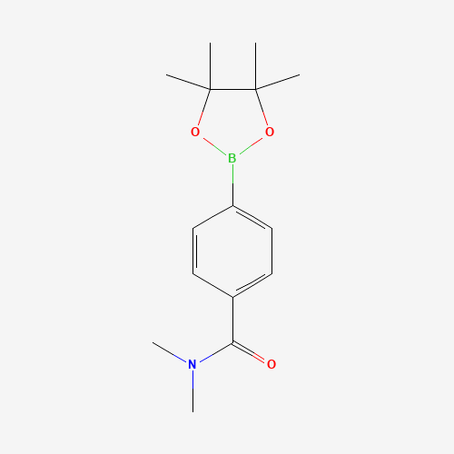 3-(N,N-DIMETHYLAMINOCARBONYL)PHENYLBORONIC ACID,PINACOL ESTER chemical structure 3-(N,N-DIMETHYLAMINOCARBONYL)PHENYLBORONIC ACID,PINACOL ESTER (CAS: 400727-57-3) - Chemical Structure and Molecular Formula