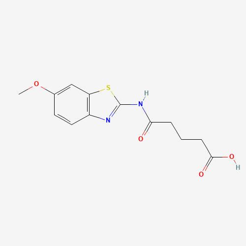 4-(6-METHOXY-BENZOTHIAZOL-2-YLCARBAMOYL)-BUTYRIC ACID (CAS: 436086-78-1) - Related Chemical Product