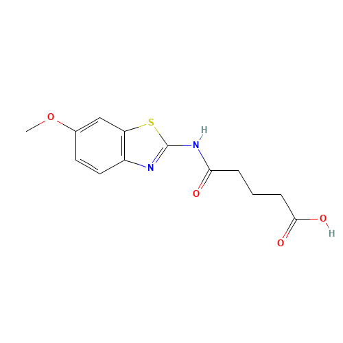 4-(6-METHOXY-BENZOTHIAZOL-2-YLCARBAMOYL)-BUTYRIC ACID (CAS: 436086-78-1) - Related Chemical Product