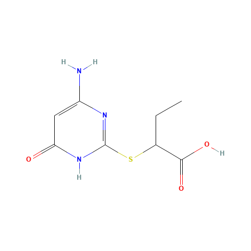2-(6-AMINO-4-OXO-1,4-DIHYDRO-PYRIMIDIN-2-YL-SULFANYL)-BUTYRIC ACID (CAS: 436088-62-9) - Related Chemical Product