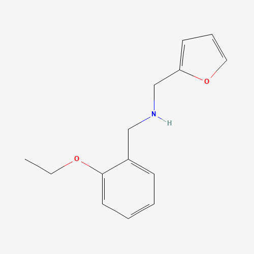 (2-ETHOXY-BENZYL)-FURAN-2-YLMETHYL-AMINE (CAS: 436096-80-9) - Chemical Structure and Molecular Formula 
