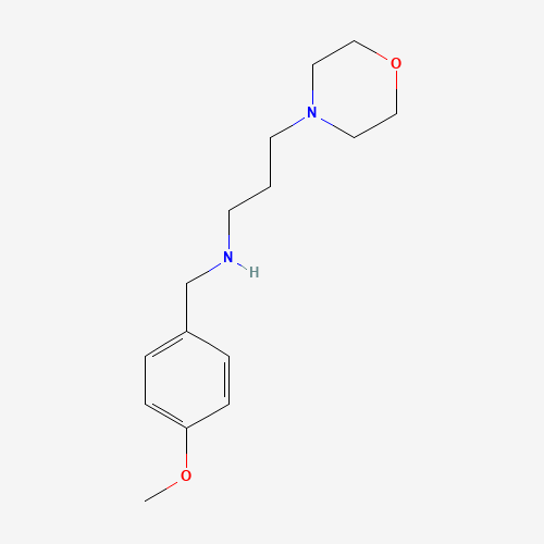 (4-METHOXY-BENZYL)-(3-MORPHOLIN-4-YL-PROPYL)-AMINE (CAS: 436096-93-4) - Chemical Structure and Molecular Formula 