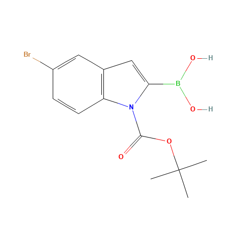 5-Bromo-1-(tert-butoxycarbonyl)-1H-indol-2-ylboronic acid (CAS: 475102-13-7) - Related Chemical Product