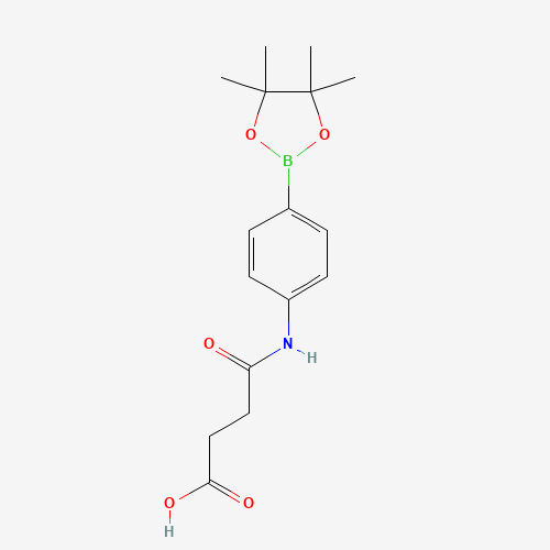 N-[4-(4,4,5,5-TETRAMETHYL-1,3,2-DIOXABOROLAN-2-YL)PHENYL]SUCCINAMIC ACID (CAS: 480424-98-4) - Related Chemical Product