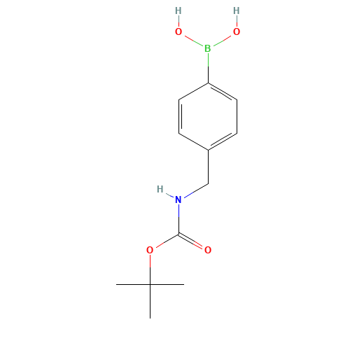 4-((N-BOC-AMINO)METHYL)PHENYLBORONIC ACID (CAS: 489446-42-6) - Related Chemical Product