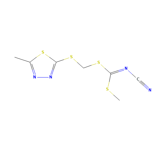METHYL [(5-METHYL-1,3,4-THIADIAZOL-2-YLTHIO)METHYL] CYANOCARBONIMIDODITHIOATE (CAS: 494763-19-8) - Related Chemical Product