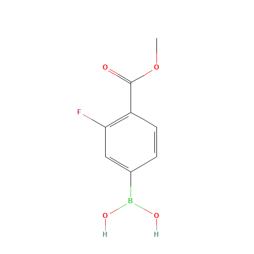 3-FLUORO-4-METHOXYCARBONYLPHENYLBORONIC ACID (CAS: 505083-04-5) - Related Chemical Product