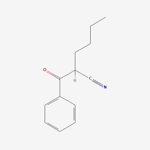 2-BENZOYLHEXANENITRILE (CAS: 561305-79-1) - Chemical Structure and Molecular Formula 
