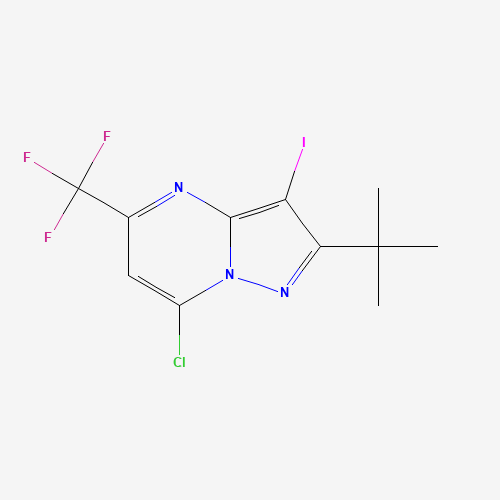 2-(TERT-BUTYL)-7-CHLORO-3-IODO-5-(TRIFLUOROMETHYL)PYRAZOLO[1,5-A]PYRIMIDINE (CAS: 655235-52-2) - Related Chemical Product