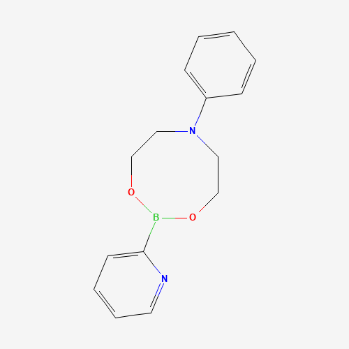 N-Phenyldiethanolamine 2-pyridylboronate (CAS: 662138-96-7) - Chemical Structure and Molecular Formula 