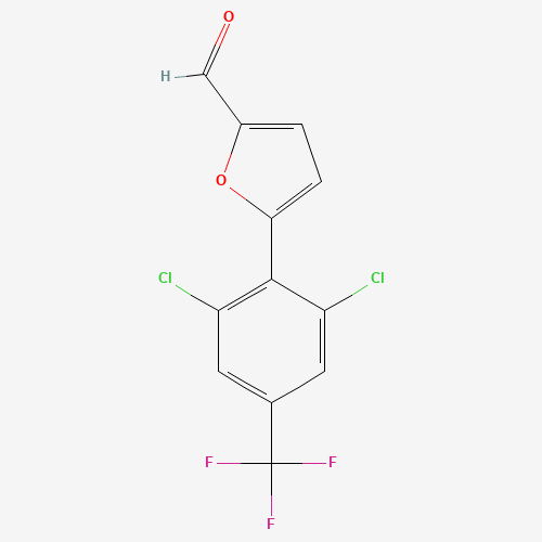 5-[2,6-DICHLORO-4-(TRIFLUOROMETHYL)PHENYL]-2-FURALDEHYDE (CAS: 680215-60-5) - Related Chemical Product