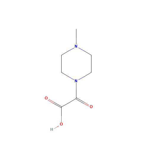 2-(4-METHYL-PIPERAZIN-1-YL)-2-OXO-ACETIC ACID (CAS: 717904-36-4) - Chemical Structure and Molecular Formula 