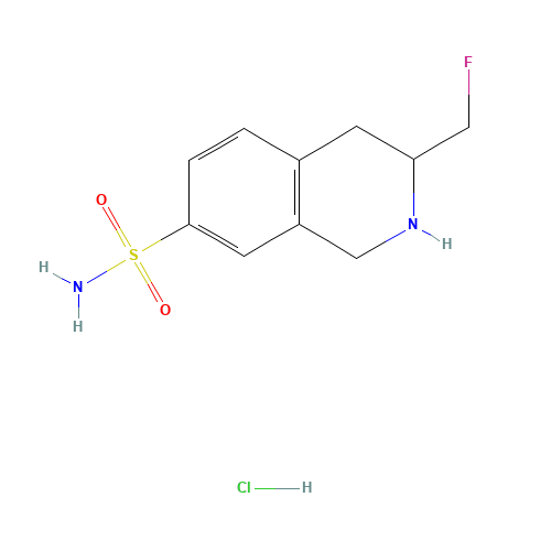3-(FLUOROMETHYL)-1,2,3,4-TETRAHYDROISOQUINOLINE-7-SULFONAMIDE HYDROCHLORIDE (CAS: 780820-69-1) - Related Chemical Product