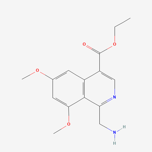 ETHYL 1-(AMINOMETHYL)-6,8-DIMETHOXYISOQUINOLINE-4-CARBOXYLATE (CAS: 784127-15-7) - Related Chemical Product