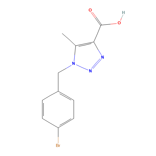 1-(4-BROMOBENZYL)-5-METHYL-1H-1,2,3-TRIAZOLE-4-CARBOXYLIC ACID (CAS: 845885-94-1) - Related Chemical Product