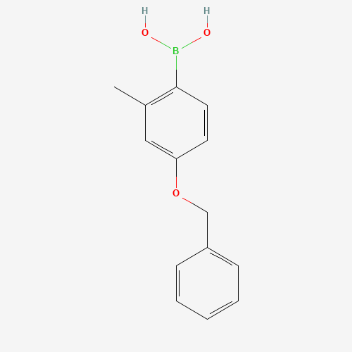 4-Benzyloxy-2-methylphenylboronic acid (CAS: 847560-49-0) - Chemical Structure and Molecular Formula 