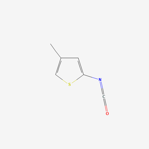 4-METHYL 2-THIENYL ISOCYANATE (CAS: 850375-10-9) - Chemical Structure and Molecular Formula 