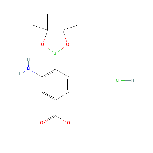 (2-Amino-4-methoxycarbonylphenyl)boronic acid pinacol ester hydrochloride (CAS: 850567-49-6) - Related Chemical Product