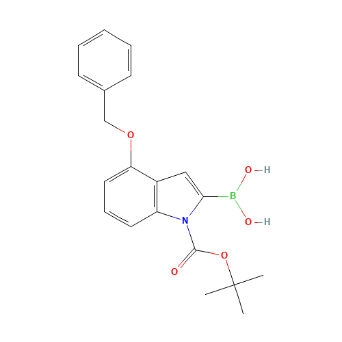 4-BENZYLOXY-1-TERT-BUTOXYCARBONYLINDOLE-2-BORONIC ACID (CAS: 850568-52-4) - Related Chemical Product