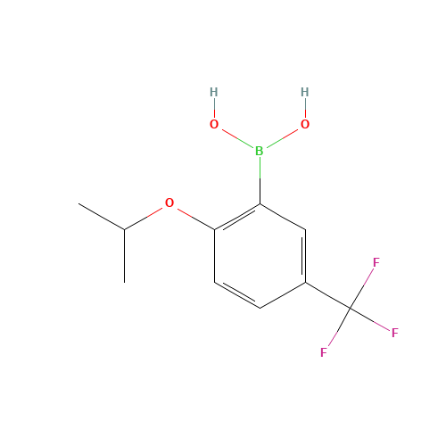 (2-ISOPROPOXY-5-TRIFLUOROMETHYL)BENZENEBORONIC ACID (CAS: 850593-12-3) - Related Chemical Product