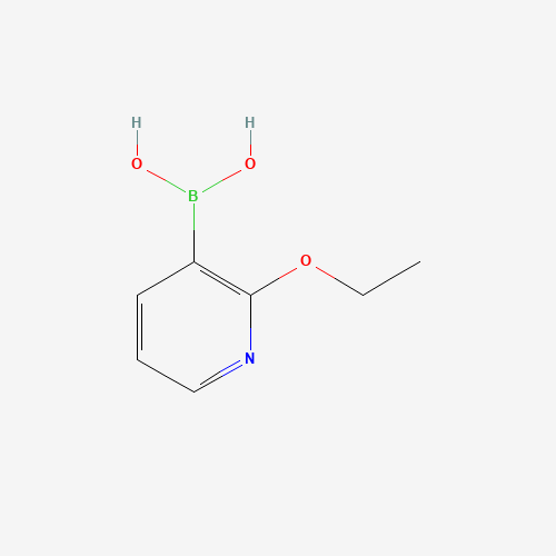 2-Ethoxy-3-pyridineboronic acid (CAS: 854373-97-0) - Chemical Structure and Molecular Formula 