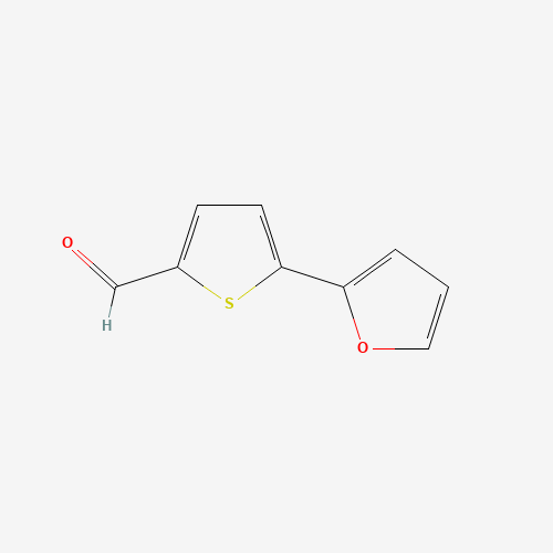 5-(2-FURYL)THIOPHENE-2-CARBALDEHYDE (CAS: 868755-64-0) - Chemical Structure and Molecular Formula 