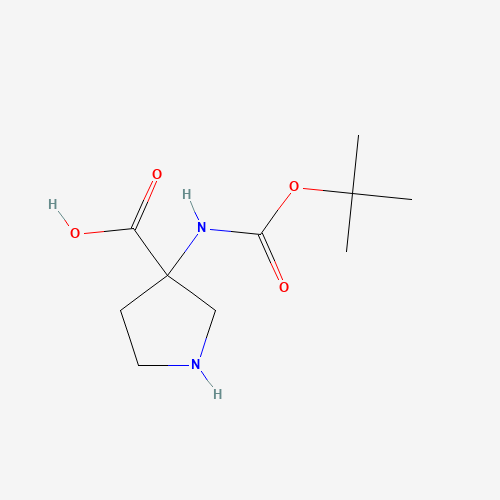 3-TERT-BUTOXYCARBONYLAMINO-PYRROLIDINE-3-CARBOXYLIC ACID (CAS: 869786-49-2) - Related Chemical Product