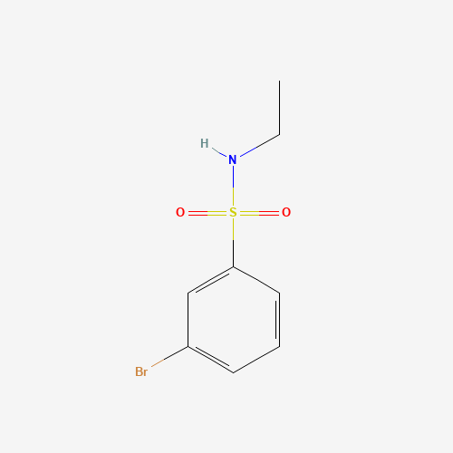 3-BROMO-N-ETHYLBENZENESULPHONAMIDE (CAS: 871269-07-7) - Chemical Structure and Molecular Formula 