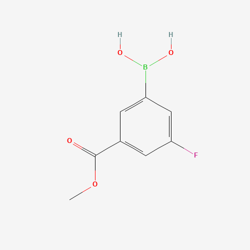 (3-FLUORO-5-METHOXYCARBONYL)BENZENEBORONIC ACID (CAS: 871329-62-3) - Related Chemical Product
